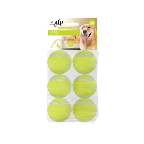 6 Pack Dog Fetch Balls toy