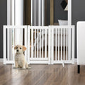 Premium Folding Wooden Pet Gate