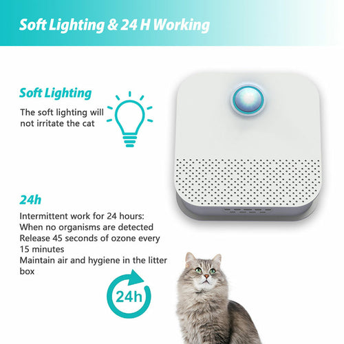 Automatic Pet Odor Eliminator Device – Cat & Dog Air Cleaner