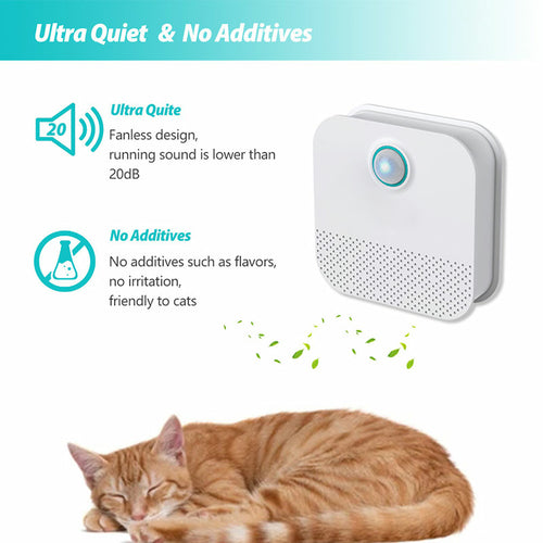 Automatic Pet Odor Eliminator Device – Cat & Dog Air Cleaner
