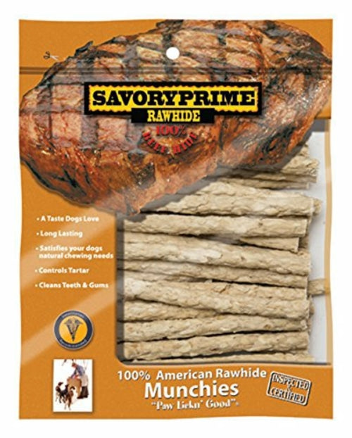 White American Rawhide Chew Stick treats – 30 Count
